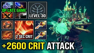 WTF 2600 Crit Damage OP Giant's Ring + Rapier Wraith King 138K Damage Super Late Game Carry Dota 2