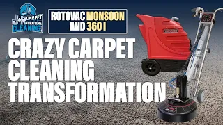 Major transformation carpet cleaning with rotovac 360i