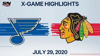 NHL Highlights | Blues vs. Blackhawks – Jul. 29, 2020