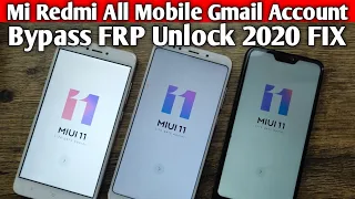 Redmi All Mobile Gmail Account Bypass FRP Unlock 2020 FIX