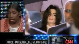 Michael Jackson_s Nurse on Larry King CNN.avi