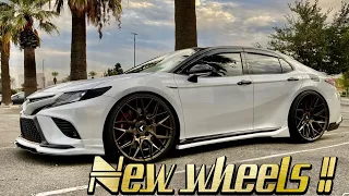 MTXSE26 Camry ... 2019 Toyota XSE .. testing drone shots dji 2018 2020 2021 20 INCH WHEELS LOWERED