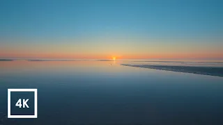 Sunrise Walk Binaural Ocean Sounds Hilton Head Island with Calm Ocean Waves