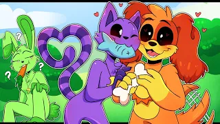 DogDay X CatNap X Hoppy HopScotch's Fishy Love 🐟 | Poppy Playtime Chapter 3┃Comic Dub