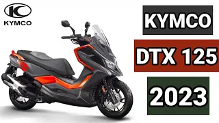 KYMCO DTX 125 2023 TECHNICAL FEATURES DESIGN AND COLORS