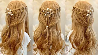 Unique Waterfall Braid Hairstyle | New Hairstyle | Hairstyle for beginners | Hairstyle for Long Hair