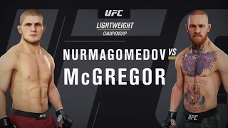 EA SPORTS UFC 3 KHABIB NURMAGOMEDOV VS CONOR MCGREGOR