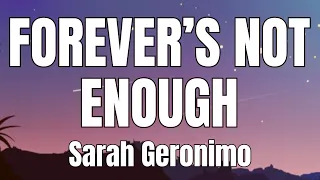 Sarah Geronimo - Forever's Not Enough with Lyrics