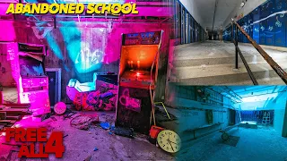 Exploring an Abandoned Creepy Midwestern School (Found Arcade)