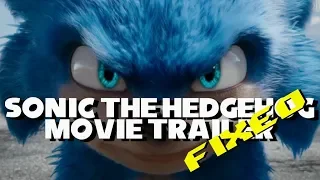 Исправленный трейлер Соник в кино./Sonic the hedgehog movie trailer FIXED