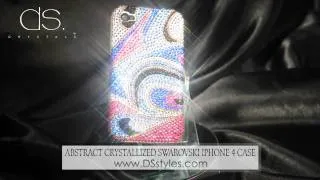Abstract Crystallized Swarovski iPhone 4 Case from dsstyles.com
