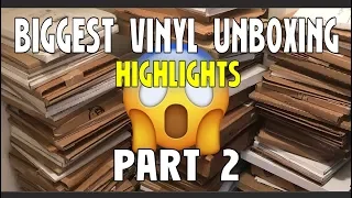 BIGGEST Vinyl Record Unboxing Of ALL TIME: Highlight Reel [PART 2]