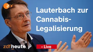 Geplante Cannabis-Legalisierung: Lauterbach stellt Eckpunkte vor