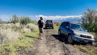 Rav4 Gets Stuck Near LA Aqueduct