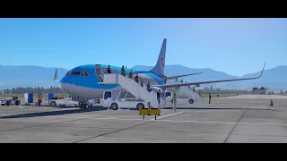 [4K] Посадка в Тиране (TIA/LATI) TuiFly B737 LevelUp