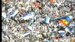 Spielbericht St.Pauli - Rostock Rauchbombenspiel 95