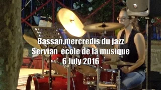 live big band concert performance Bassan mercredis du jazz Servian école de musique 6 July 2016 10