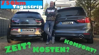 Diesel vs. Elektro - Unterschied in ZEIT - KOSTEN - KOMFORT!