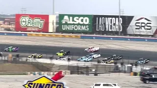 First laps of 2022 NASCAR truck Series race at Texas Motor Speedway from grandstands