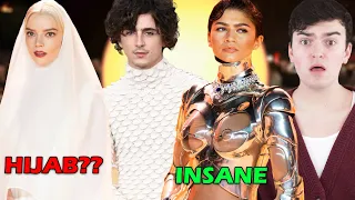 REACTING TO THE DUNE 2 RED CARPET FASHION (zendaya is UNTOUCHABLE)