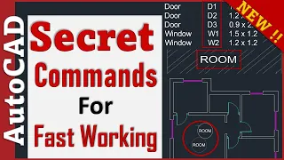 Secret AutoCad Commands For Civil Engineer  Tips & Tricks || By CivilGuruji