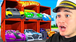 ABRIENDO CONTENEDORES de HOT WHEELS MILLONARIOS en GTA 5 !!🛞🔥