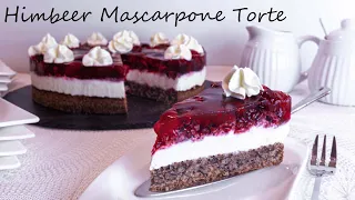 wer Himbeeren mag, wird diese Torte lieben | Himbeer Mascarpone Torte | schmeckt einfach himmlisch