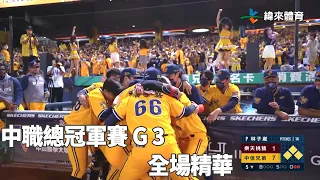 中職總冠軍賽 G3 全場精華｜【#中職即時戰況】#樂天桃猿 vs #中信兄弟｜20221108