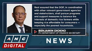 Diokno: DOF will support policy that promotes 'greatest good' for Filipinos | ANC