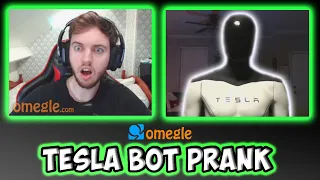 Tesla Bot Prank on OMEGLE!