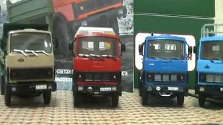 МАЗ-5551 Грузовики СССР DeAgostini конверсия в ЛУМЗ 1:43