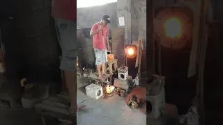 The art of glass blowing