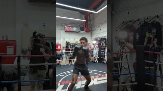 Errol Spence padwork in preparation for Bud Crawford