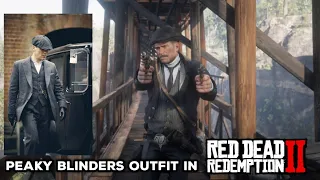 Red Dead Redemption 2 - Arthur 'Peaky blinders' Morgan outfit! (Arthur shelby moustache)