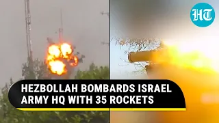 Iran-backed Group Fumes At Israeli Aggression; Hezbollah Fires 35 Rockets At IDF HQ | Watch