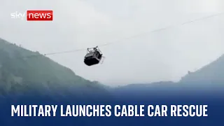 Pakistan: Child with heart condition among those on stranded cable car