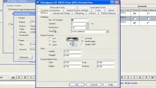 How to change printer darkness setting