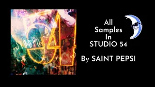 All samples in SAINT PEPSI’s “STUDIO 54” Album.