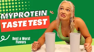 MYPROTEIN Taste Test & Review Clear Whey/Vegan Isolate Protein Supplement | Best & Worst Flavors?