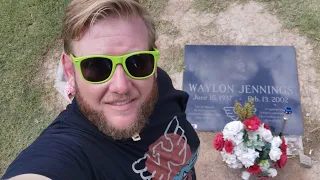 Grave of WAYLON JENNINGS | MESA AZ Outlaw Country Legend