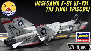 1/48 HASEGAWA F-8E VF-111 Sundowners The final episode/최종화!