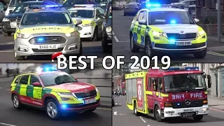 Police, Ambulances and Fire Engines responding - BEST OF 2019