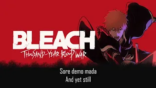 Bleach Thousand year blood war  FULL OP [Scar] Tatsuya kitani ENG/ROM