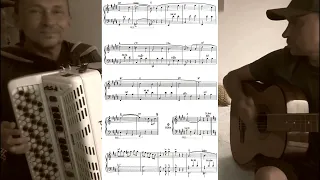 Reine de Musette (French waltz) accordion score