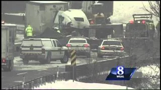 Three tractor-trailers involved in fatal Turnpike crash