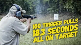 100 Pulls of the trigger....18.3 Seconds