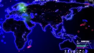 Defcon Gameplay Part 1 - Russia+China vs USA+EU