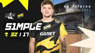 MVP CSGO POV: NaVi s1mple (32/17) vs Heroic (de_inferno) @ DreamHack Masters Spring