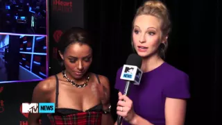 Kat Graham And Candice Accola Talk 'Vampire Diaries' Mysteries, College And Boys