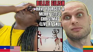 Billie Eilish - Have Yourself A Merry Little Christmas Reaction (Live at SNL) | FIRST TIME HEARING